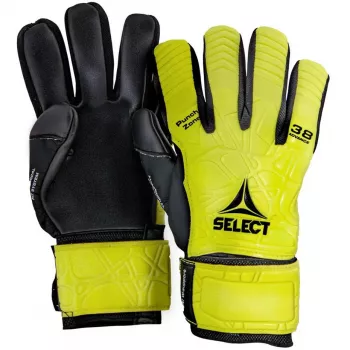 Select 38 luvas de guarda-redes amarelo-preto 17677 9.5