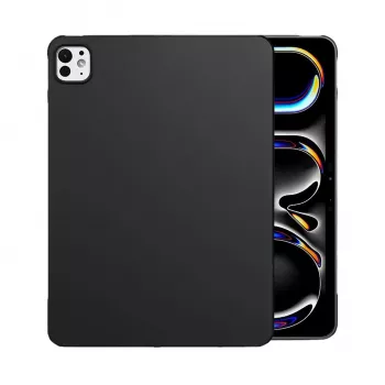 MRDISC capa traseira para Apple iPad Pro M4 preto TPU - capa fina com absorção de choques, bordas elevadas, superfície mate resistente a riscos, recortes precisos (MG-BCIPTABPROM4SW)