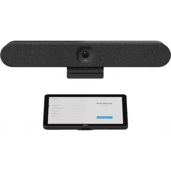 Logitech Tap IP Appliance Room Solutions Huddle + Small Rooms - kit de videoconferência com Rally Bar Huddle e Tap IP