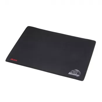 Tapete de rato gaming Akasa Venom – superfície microtexturizada, base de borracha antiderrapante, bordas costuradas, 3 mm de espessura, preto com detalhes amarelo/verde