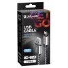 Cabo Defender USB-A para Lightning 1,0m 2,1A branco