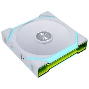 Lian Li UNI FAN SL FLEX Wireless PWM ARGB Reverse Blade ventoinha 120mm pack de 3 com controlador - branco