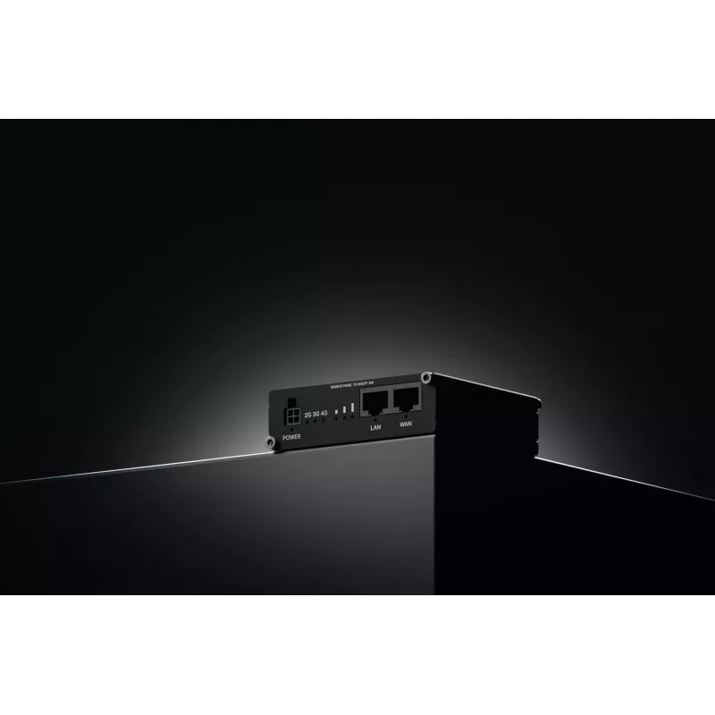 Teltonika Networks RUT202 router 4G LTE Wi-Fi, Dual-SIM, 2x Ethernet, montagem em calha DIN/parede, alumínio