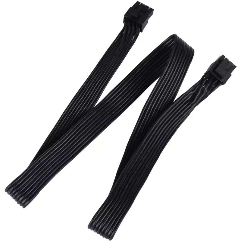 SilverStone Technology SST-PP05-MBEPS cabo de extensão EPS 8 pinos - azul/preto, 300mm
