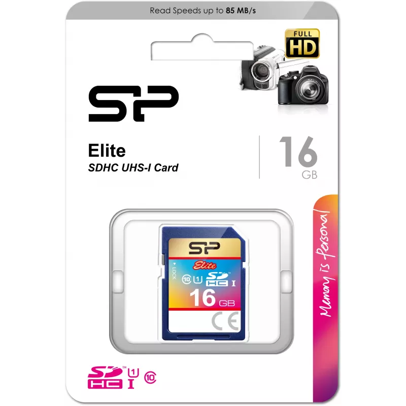 Silicon Power Elite cartão de memória 16GB SDHC Class 10 U1