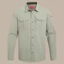 Craghoppers NosiLife Adventure LS Shirt III - camisa de viagem de manga comprida homem, Bay Leaf, tamanho L