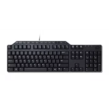 Dell KB522 teclado multimédia empresarial com fio, layout UK, preto
