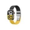 Conjunto de 2 braceletes AMAZINGTHING Blend Band para Apple Watch 45/46/49mm - amarelo-preto e preto