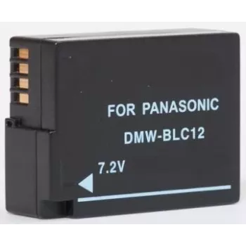 Bateria de substituição EXTRA DIGITAL Panasonic DMW-BLC12 1200mAh 7,2V Li-Ion para série Lumix G/FZ/GX