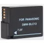 Bateria de substituição EXTRA DIGITAL Panasonic DMW-BLC12 1200mAh 7,2V Li-Ion para série Lumix G/FZ/GX