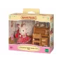 Sylvanian Families conjunto de secretária da irmã Coelho de Chocolate