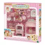 Sylvanian Families 5807 conjunto de casa de bonecas com figura de bebé gato persa