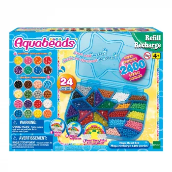 EPOCH Aquabeads recarga Maxi – 2400 contas fixas em 24 cores