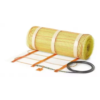 Heatcom tapete de aquecimento de piso 150W/m² 4,2m² (630W) - rede autoadesiva para azulejos, pedra, laminado