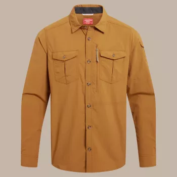 Craghoppers NosiLife Adventure LS Shirt III - Deep Henna, tamanho L