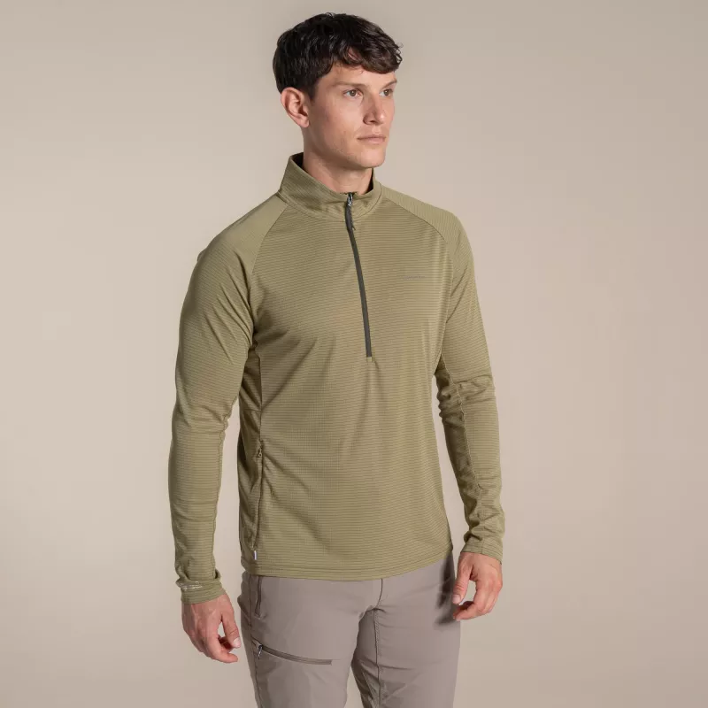 Craghoppers NosiLife SolarShield+ top com meio fecho - Cardamon, L