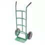 Carrinho de mão HT008 150 kg carrinho de aço dobrável com rodas maciças preto/vermelho