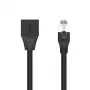 Cabo de extensão UNITEK Cat6 UTP RJ45 M-F 5m preto