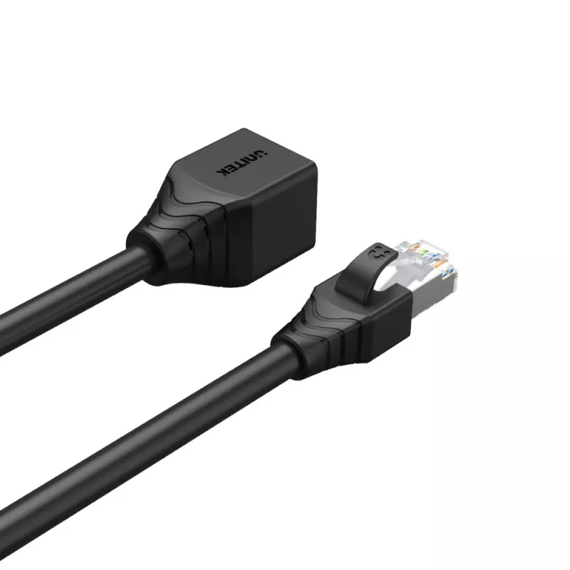 Cabo de extensão UNITEK Cat6 UTP RJ45 M-F 5m preto