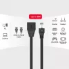 Cabo de extensão UNITEK Cat6 UTP RJ45 M-F 5m preto