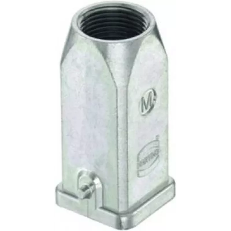 Caixa de passagem HARTING Han 3EMC, entrada de cabo superior, 2 pinos, M20 (19620031440)