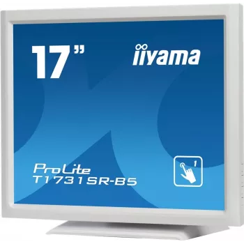 Monitor LED tátil Iiyama ProLite T1731SR-W5 17 inch SXGA 5:4 resistivo de 5 fios, preto