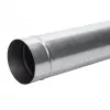 Tubo de chaminé com diâmetro 160 mm, 1 m, aço preto, parede simples, alta temperatura