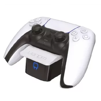 Estação de carregamento individual de comando Venom para PS5 - Branco