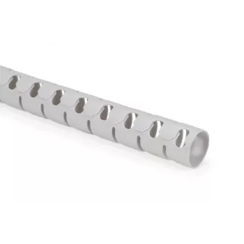 HellermannTyton HWPP16 Espiral de proteção de cabos, cinzento, polipropileno, 25m, diâmetro exterior 14mm
