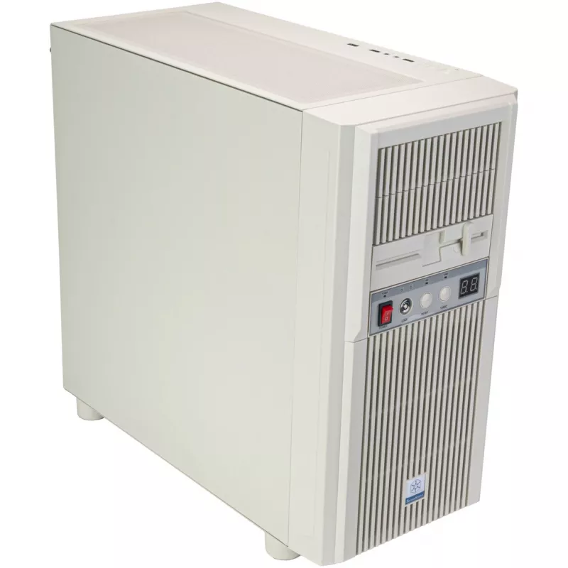 SilverStone Technology SST-FLP03W Filtro de ventoinha magnético ultrafino 120 mm, branco