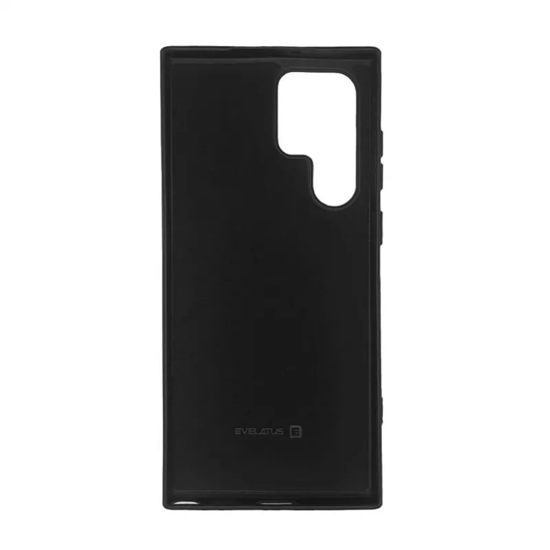 Evelatus Samsung Galaxy S22 Ultra Capa de silicone Nano Soft Touch TPU preta