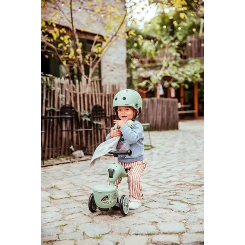 Scoot & Ride Highwaykick 1 Lifestyle trotinete e scooter 2 em 1, Green Lines