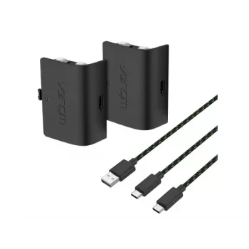 Venom pack duplo de baterias para comando PS5 DualSense - preto