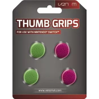 Venom Thumb Grips para Nintendo Switch 2, rosa e verde, VS4917