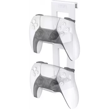 Venom suporte de armazenamento para comando PS5 - suporte vertical para 2 comandos DualSense, plástico ABS preto, organizador de secretária