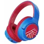 PowerLocus Bobo Kids auscultadores sem fios, LED, AUX, azul/vermelho