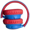 PowerLocus Bobo Kids auscultadores sem fios, LED, AUX, azul/vermelho