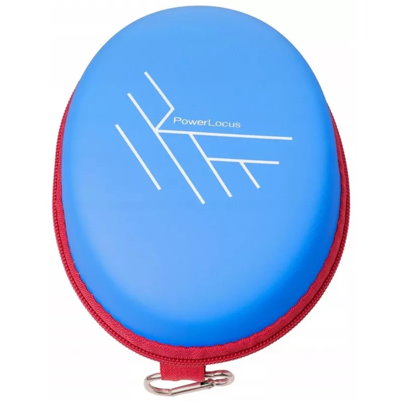 PowerLocus Bobo Kids auscultadores sem fios, LED, AUX, azul/vermelho