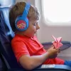 PowerLocus Bobo Kids auscultadores sem fios, LED, AUX, azul/vermelho