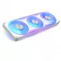 Pack de três ventoinhas NZXT F360U Ultra RGB 120mm branco