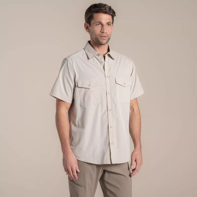 Camisa de manga curta Craghoppers Kiwi II - Oatmeal - L