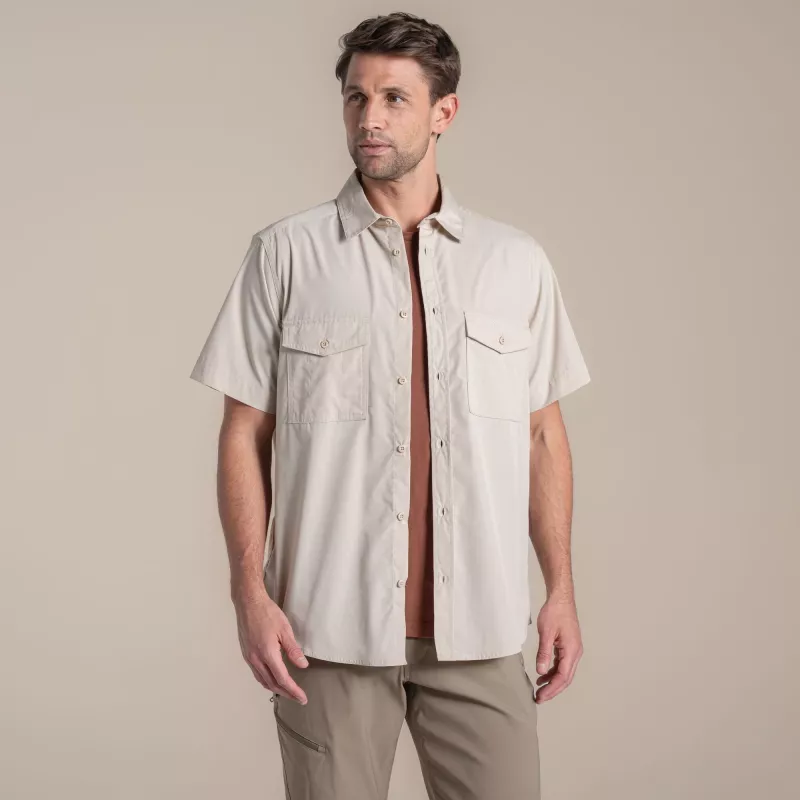 Camisa de manga curta Craghoppers Kiwi II - Oatmeal - L