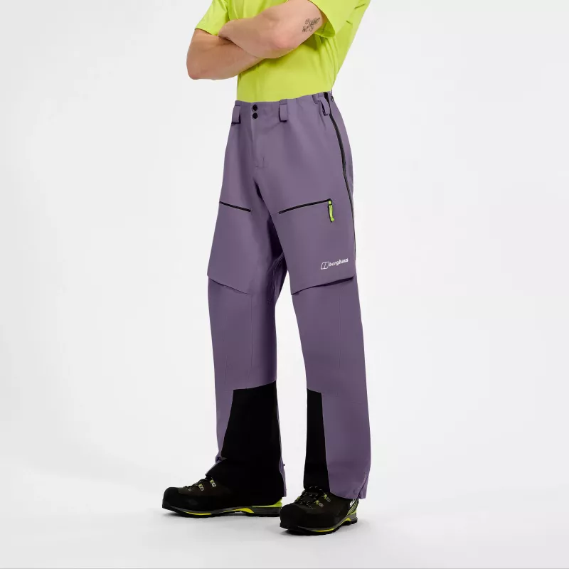 Calças de alpinismo impermeáveis Berghaus Extrem Vanguard GTX homem - Purple Planet - XL