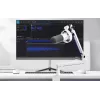 Microfone dinâmico FIFINE T688W com braço articulado, USB/XLR, branco
