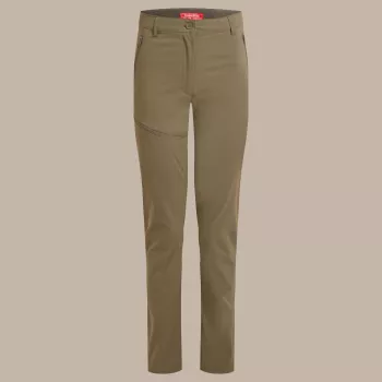 Calças de caminhada Craghoppers NosiLife Pro Trouser III mulher - Wild Olive, tamanho L