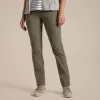 Calças de caminhada Craghoppers NosiLife Pro Trouser III mulher - Wild Olive, tamanho L