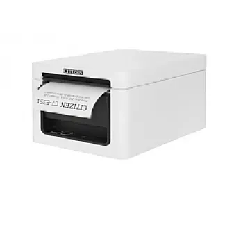 Citizen CT-E351 impressora de recibos térmica direta, USB/RS232C, branco