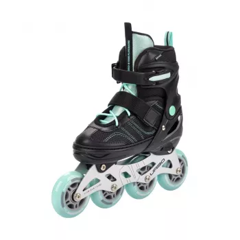 Patins em linha Meteor Urbo preto menta 34-37