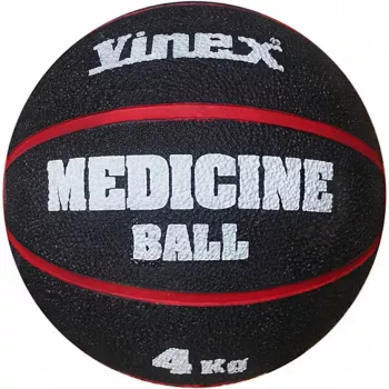 Bola medicinal Smj VMB-L004R preto-vermelho 4kg
