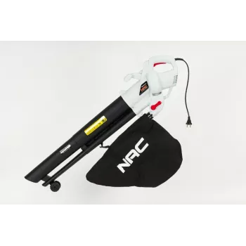 Soprador-aspirador-triturador elétrico de folhas NAC 3200W VBE320-FS-J 3-em-1 soprador de folhas para jardim com saco de 45L